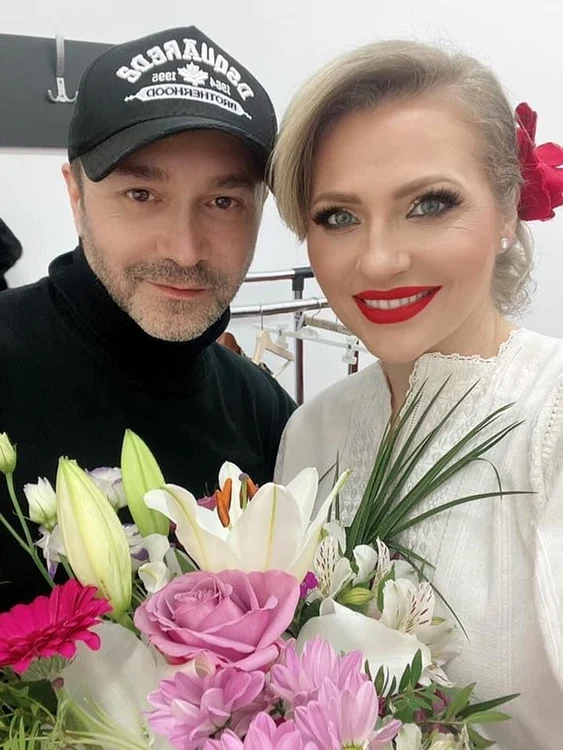 Mirela Vaida, alături de coregraful Florin Mariș