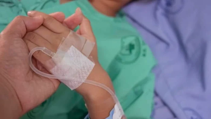 Copil internat în spital  Sursa foto: Arhiva CJ Iași