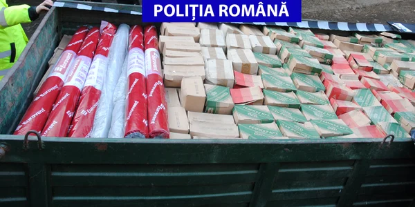 Au fost confiscate de la domiciliul tânărului, printre altele, 2.500 kg cuie şi 7 suluri de folie pentru acoperiş