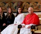 Regina Letizia, Regele Felipe și fiicele lor, Prințesa Leonor și Infanta Sofia la întâlnirea cu Papa Leon FOTO FOTO Casa Regală spaniolă (33) jpg