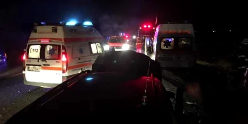 accident grav gherla cluj foto ipj cluj
