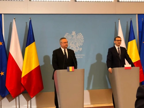 Şefii de Guvern din România şi Polonia FOTO Andreea Ghiorghe