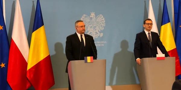 Mateusz Morawiecki si Nicolae Ciuca Foto Andreea Ghiorghe