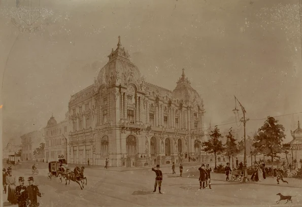 Vedere generală în albumul „Cercul Militar din Bucuresci”, 1899 (foto: Colecția „Albume”, Muzeul Militar Național „Regele Ferdinand I”)