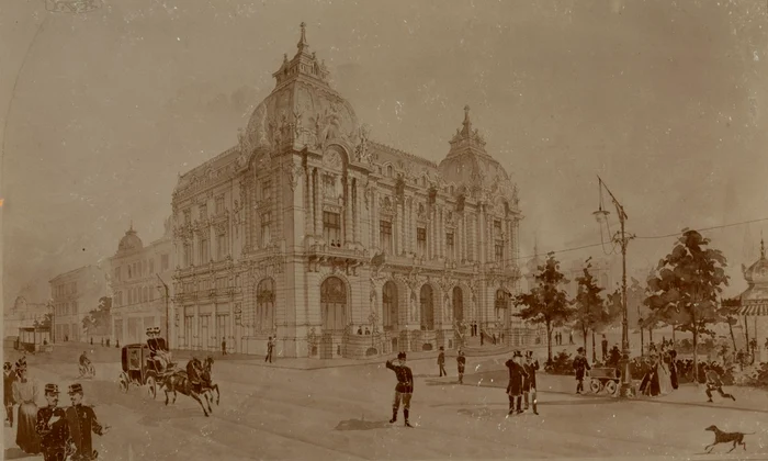 Vedere generală în albumul „Cercul Militar din Bucuresci”, 1899 (foto: Colecția „Albume”, Muzeul Militar Național „Regele Ferdinand I”)