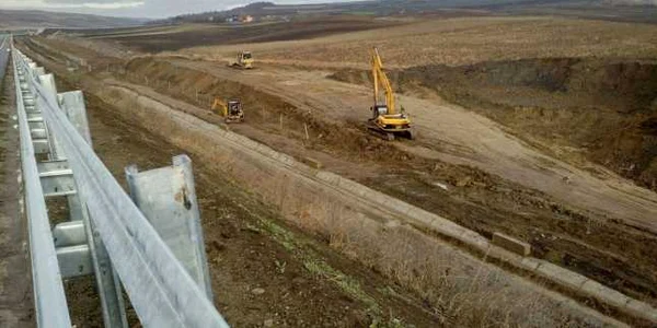 Lucrări autostrada Sebeş-Turda Lot 4 FOTO CNAIR Facebook 