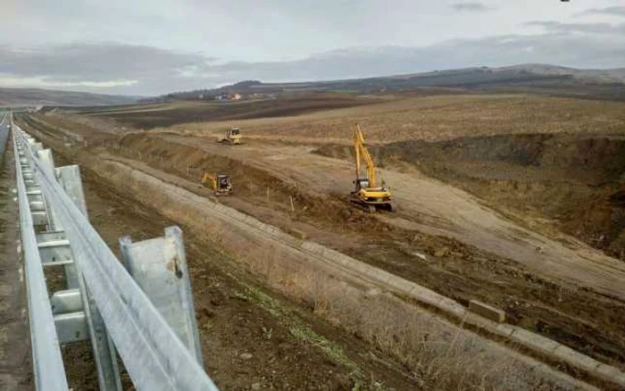 Lucrări autostrada Sebeş-Turda Lot 4 FOTO CNAIR Facebook 