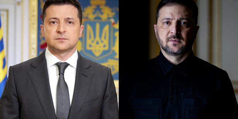 Volodimir Zelenski la 4 ani de război FOTO AFP