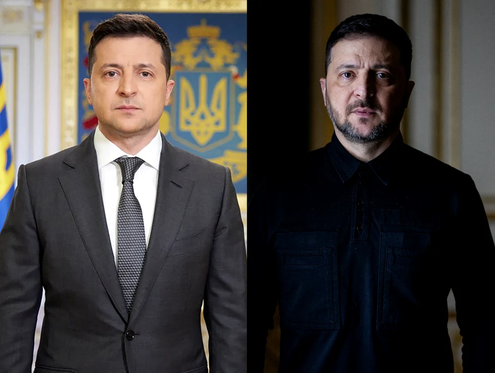 Volodimir Zelenski, după mai mult de patru ani de război.