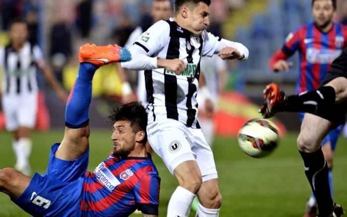 Paul Papp a înscris cu o foarfecă spectaculoasă împotriva Universităţii Cluj