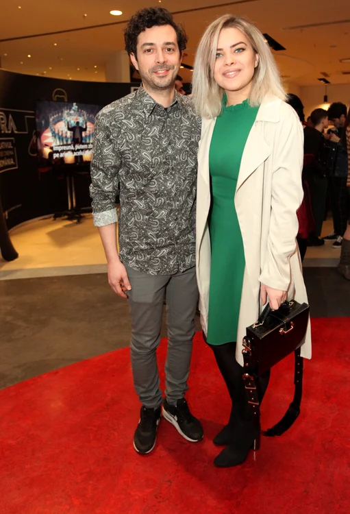 Bianca Lăpuște și Marius Moga, la premiera filmului ”Faci sau taci”