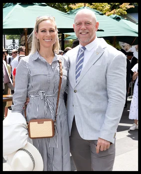 Zara Tindall și soțul Mike la Wimbledon