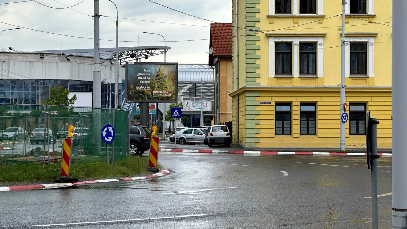 Matizul parcat înainte de furtună. Foto: Ora de Sibiu