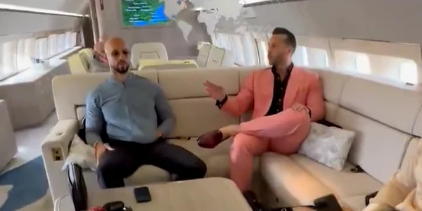 fratii tate avion privat dubai