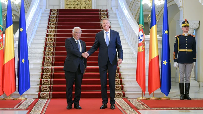 Klaus Iohannis si Antonio Costa FOTO Presidency