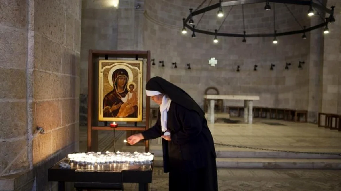 O biserică din secolul al IV lea, redeschisă la aproape doi ani după ce a fost incendiată / FOTO jpeg