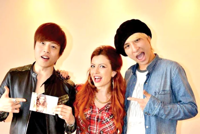 Solista a mâncat în  fiecare zi sushi,  o specialitate de  mâncare pe bază  de peşte crud (FOTOGRAFII: ARHIVA PERSONALĂ)