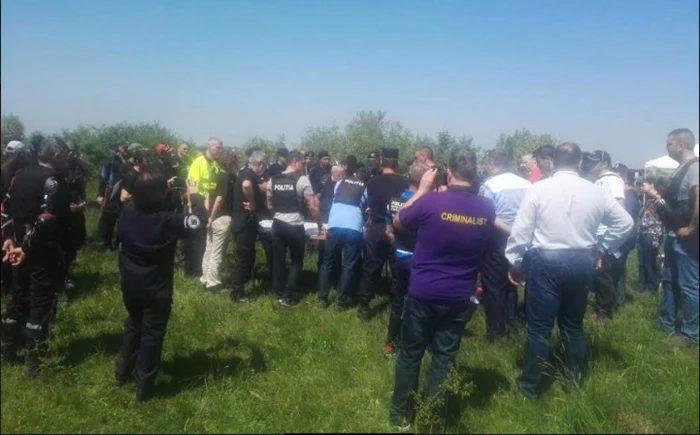 Exerciţiu pentru intervenţie în cazul răpirii unui copil FOTO Poliţia Timiş