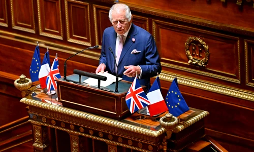 Regele Charles în Senatul Franței, Getty jpg