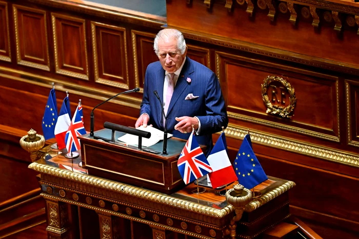 Regele Charles în Senatul Franței, Getty jpg