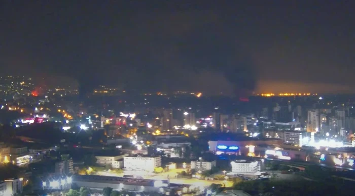 Atac al Israelului asupra Hezbollah, în suburbiilie Libanului. Captura video YouTube Reuers
