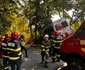 Accident grav în Câmpulung cu un microbuz FOTO ISU Argeș