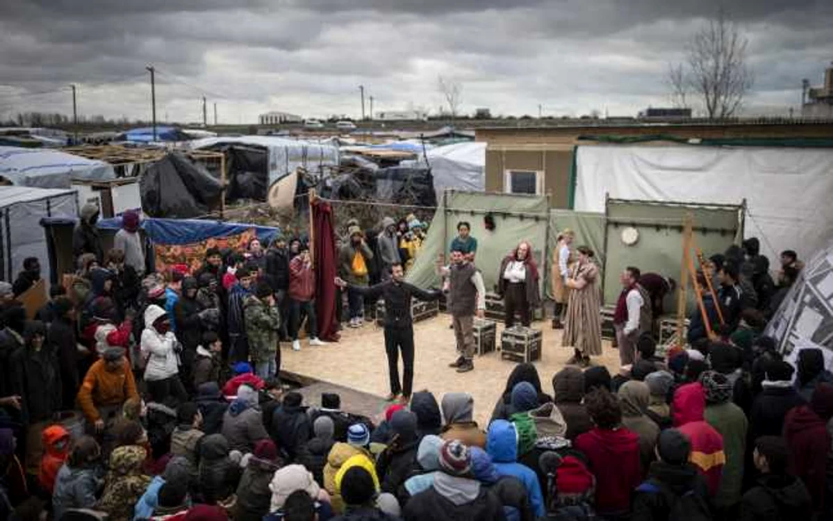 Tabăra de refugiaţi Jungle din Calais, Franţa FOTO Guliver/GettyImages