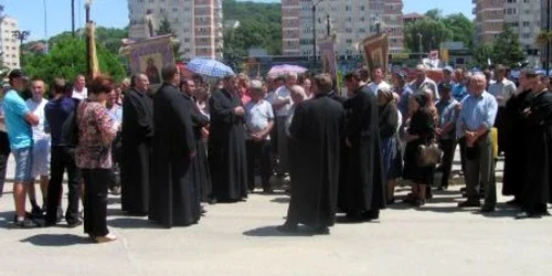 Protestul din 2010, din faţa Prefecturii