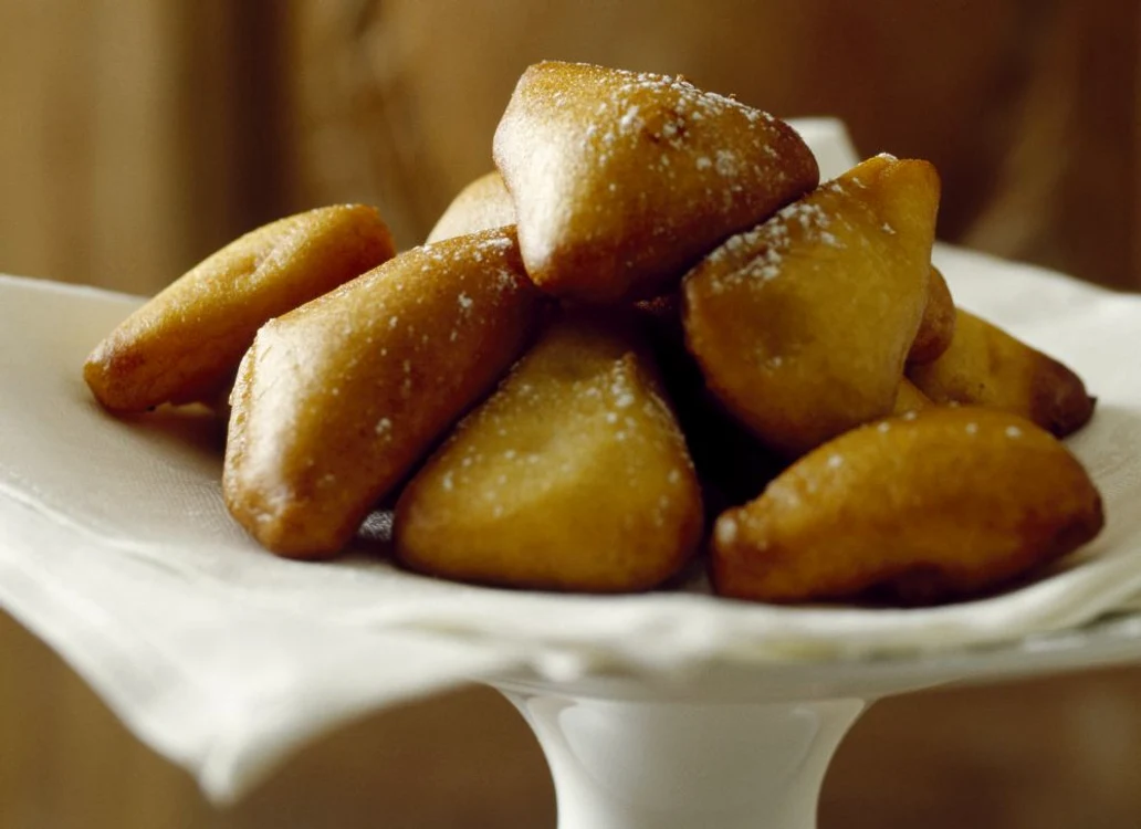 Olive oil flavored pumpkin fritters with lemon and orange zests jpeg