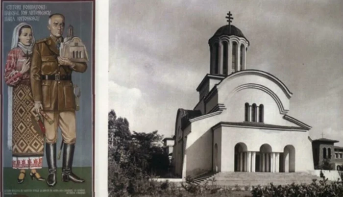 Biserica ctitorită de de soţii Antonescu. FOTO: Arhiepiscopia Bucureştilor