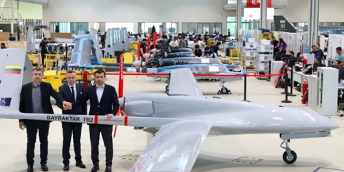 Drona Bayraktar donata de Turcia Ucrainei FOTO Twitter 