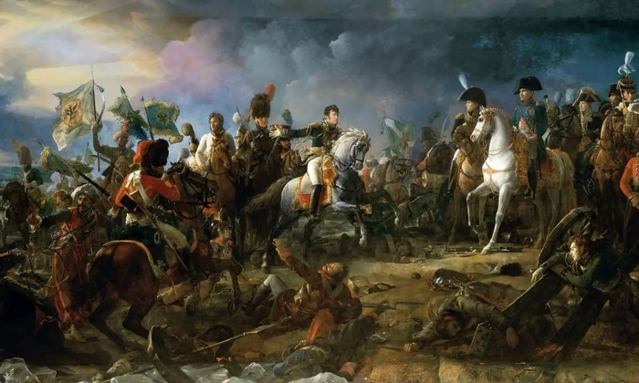 Calendar 2 decembrie: 1805   Bătălia de la Austerlitz: Armata lui Napoleon, în inferioritate numerică, a învins o armată ruso austriacă comandată de țarul Alexandru I jpeg