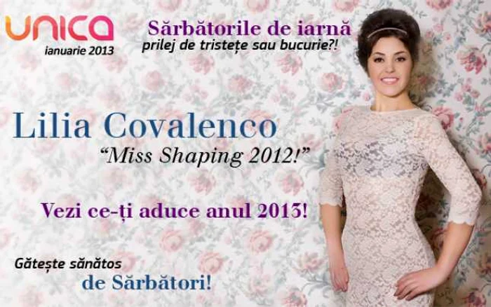 Coperta revistei „Unica“