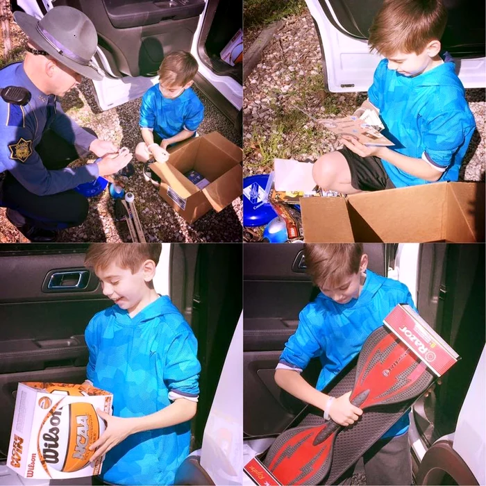 Toxey și-a sărbătorit ziua de naștere alături de poliția din Arkansas