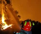 Pompierii români au luptat toată noaptea cu incendiile din Grecia. FOTO: IGSU  