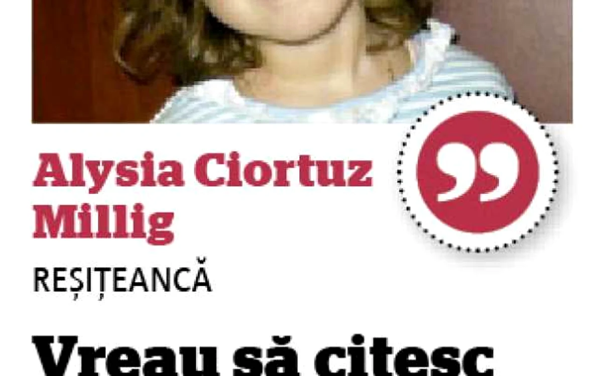 Alysia Ciortuz  Millig, cititoare