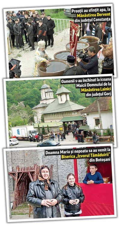 Credincioşii au sărbătorit, ieri, Izvorul Tămăduirii, zi închinată Maicii Domnului