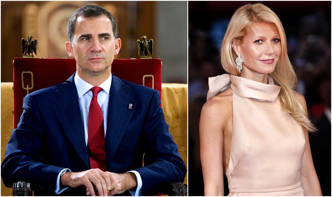 Felipe al Spaniei și Gwyneth Paltrow. FOTO: Getty Images, Profimedia
