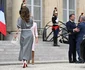 Regina Rania pe tocuri la Palatul Elysee.
