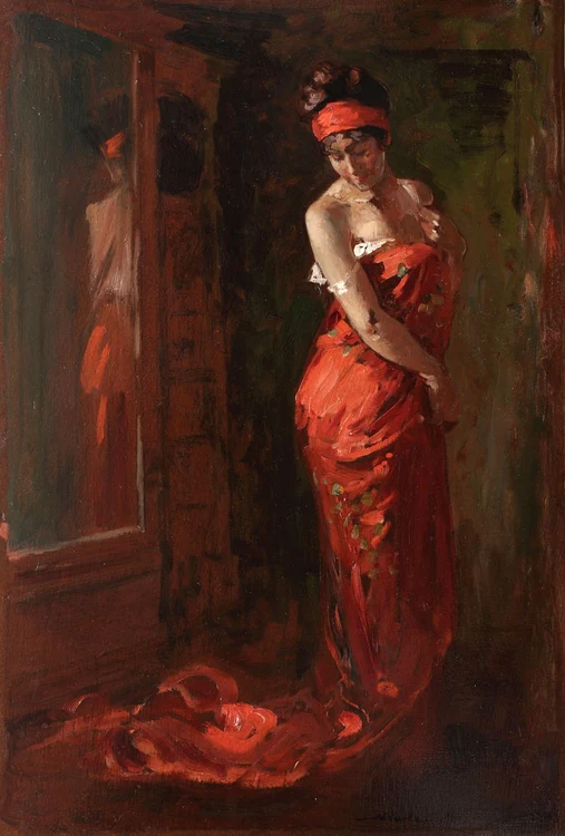 Nicolae Vermont, Rochia de bal, 1915, colecție privată