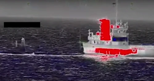 Iranul a încearcat să captureze o dronă maritimă a SUA în Golful Piersic Foto: Captură video