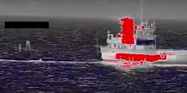 Iranul a încearcat să captureze o dronă maritimă a SUA în Golful Piersic Foto: Captură video