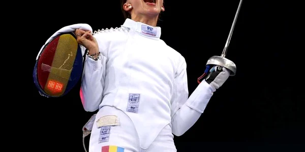  Ana Maria Brînză a cîştigat singura medalie de aur de pînă acum pentru delegaţia României la Jocurile Europene de la Baku Azerbadjan FOTO Guliver/Getty Images
