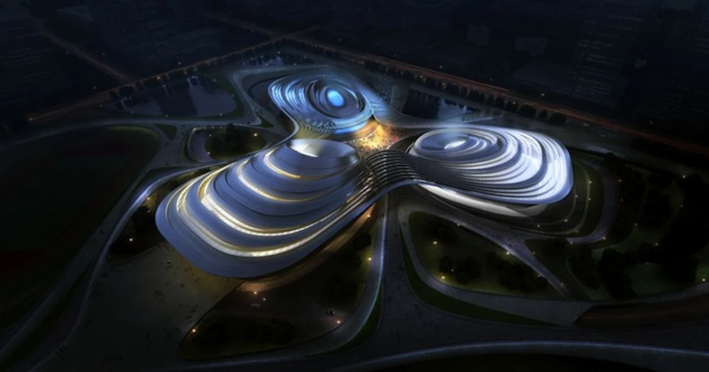 Chinezii construiesc un super-centru sportiv în Jingzhou