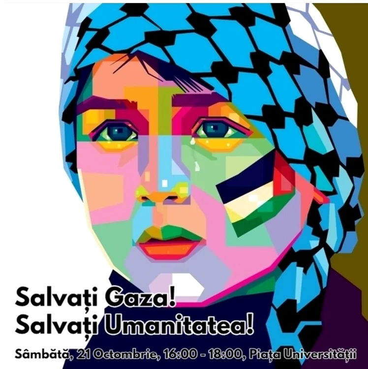 FOTO: Instagram/Romania Palestine Solidarity
