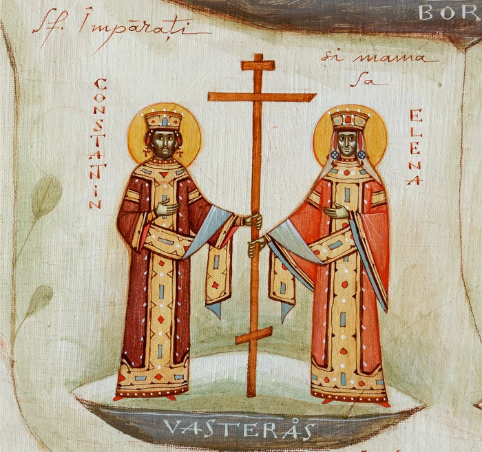 Monograma lui Hristos, semnul pe care Împăratul Constantin l-a pus pe steagurile salemozaic de Sorin Vintzeanu