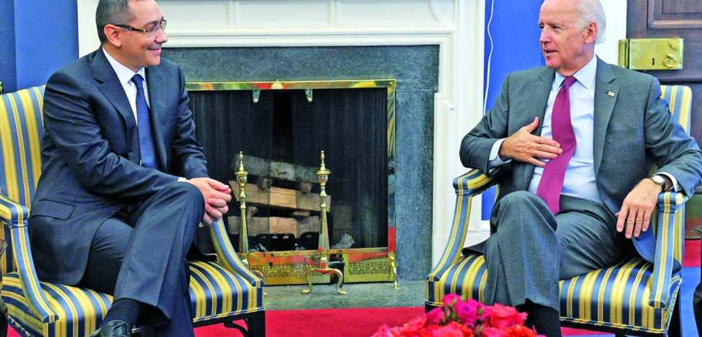Premierul Victor Ponta a fost primit la Casa Albă de Joe Biden FOTO gov.ro