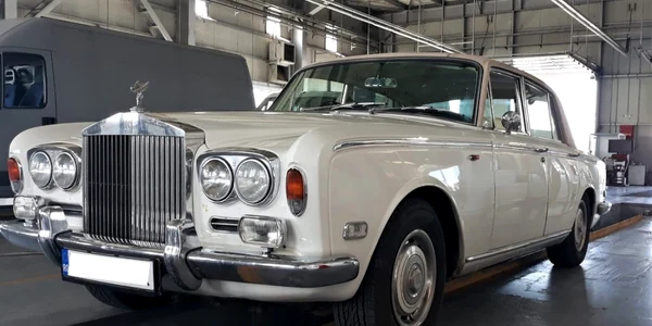 Rolls-Roys din 1972 la RAR Timiş FOTO Facebook/ Registrul Auto Român Oficial