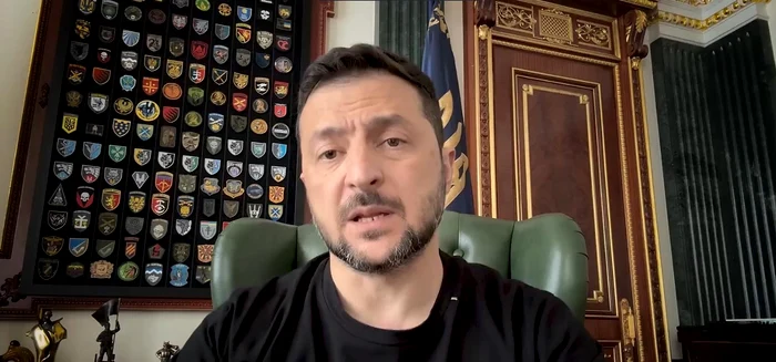 Președintele ucrainean Volodimir Zelenski. FOTO: captură video