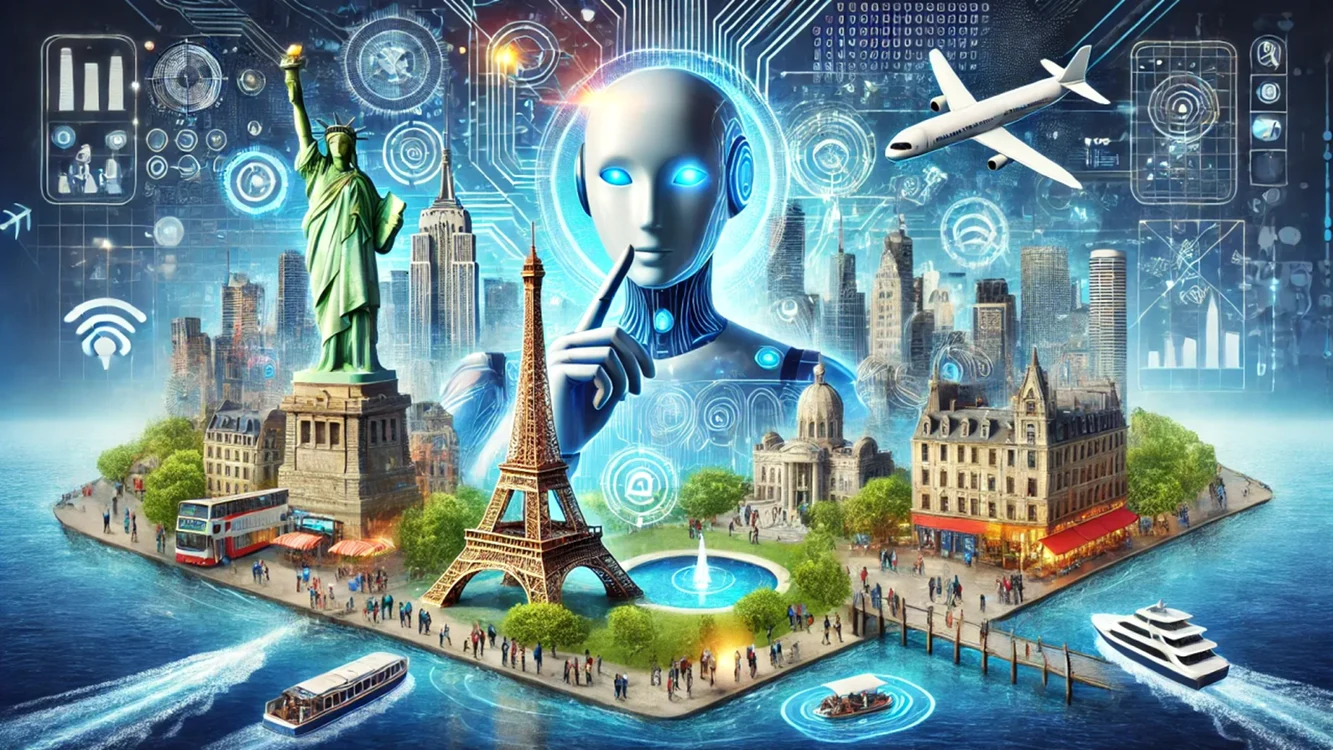 Ilustrație despre legătura dintre AI și călătorii Foto LinkedIn dms